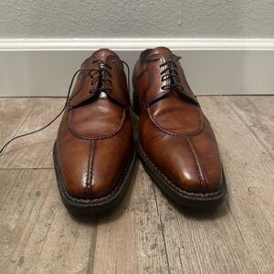 SUTOR MANTELLASSI Split Toe Apron Brown Leather Derby Men's Size 13  Italy Made